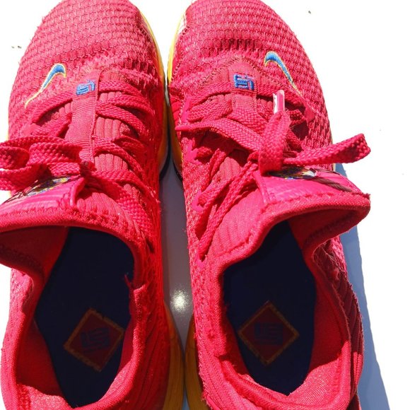 Nike Men's LeBron 16 Low SuperBron Size 8 Red Basketball Shoes Sneakers - Picture 10 of 16